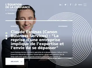 Deloitte / L'équation de la confiance